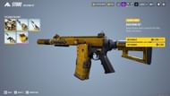 The pack features gold-themed cosmetics (Image via Embark Studios)